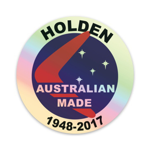 HOI Holographic Decal Australian Made for Holden 1948-2017 1/4 Vent Window Sticker
