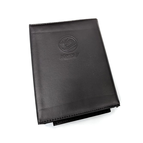 Genuine HSV Wallet / Folder For Owners Warranty Book for E1 E2 E3 VE GenF GenF2 VF Clubsport & Clubsport R8 Senator Tourer Maloo Grange