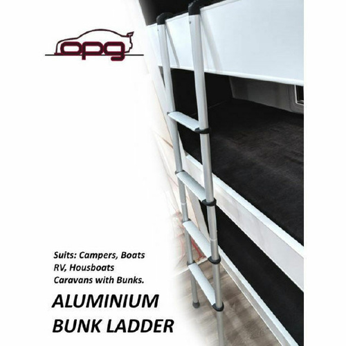 Ladder - Premium 4 Rung/Step for Caravan RV Camper Van Houseboat Bunk Ladder - 1.63M High