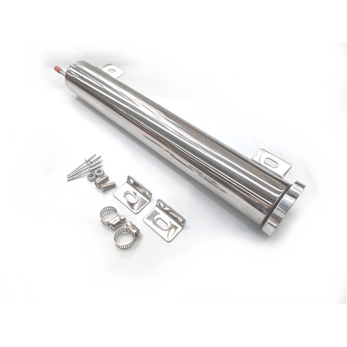 Autotecnica Polished Alloy Radiator Overflow Recovery Tube/Tank for Holden Commodore VT VX VU