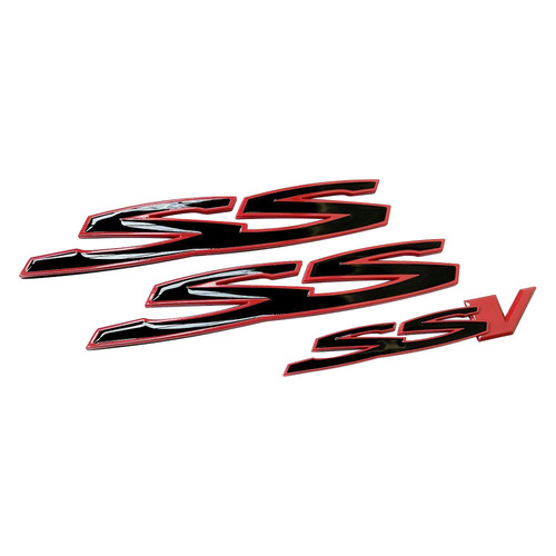 Genuine Holden Badge for Commodore VF SS SSV Redline Doors & Boot Sedan Ute Wagon Red/Black