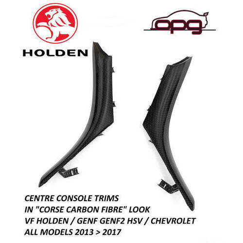 Genuine Holden HSV Centre Console Trim Corse Carbon for VF VF2 SV6 SS Calais Thunder