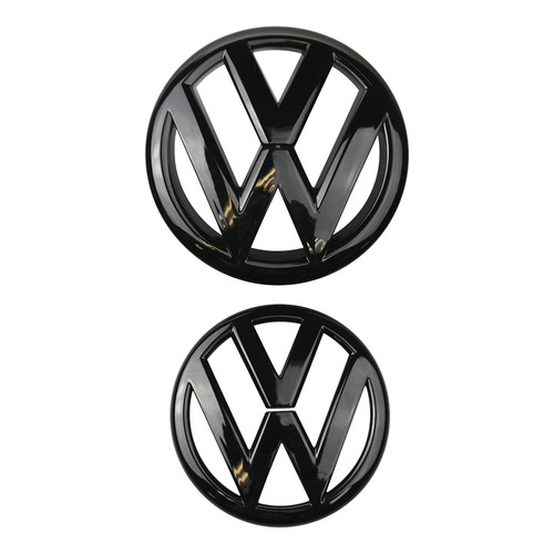 Badge Combo Grille & Hatch  for 6R Polo GTI 6R Polo R 2009-2015 VW Volkswagen Black