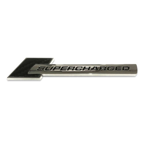 Badge "Supercharged" Carbon Look