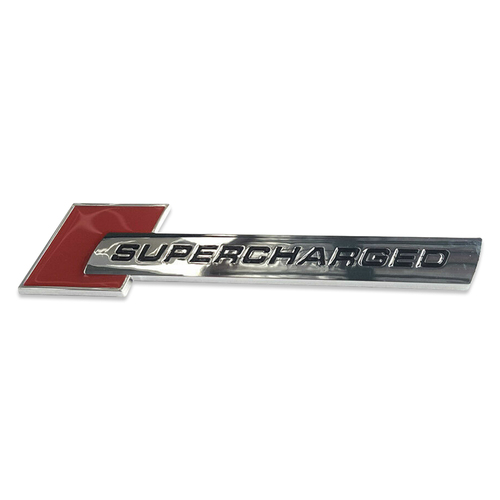 Badge "Supercharged" Red for Holden Ford FPV HSV