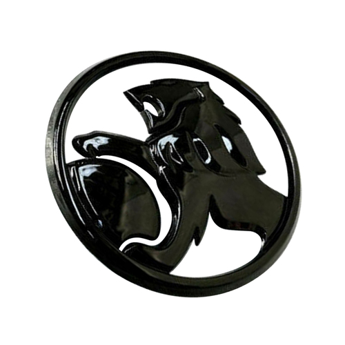 Genuine Holden Badge Lion for Holden Grille VE VF All SS SSV SV6 Redline Gloss Black 130mm