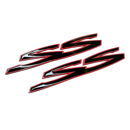 Genuine Holden Badge for Commodore VF SS SSV Redline Doors Boot Sed Ute Wag Red Black 2 Badges