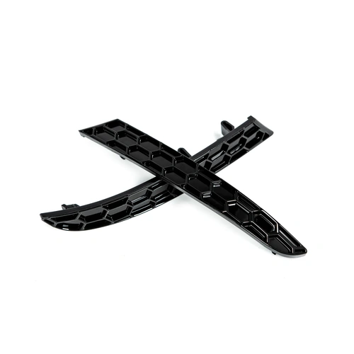 Acexxon Horizontal Honeycomb Gloss Black Rear Reflector Inserts Deletes Gloss Black for BMW F97 X3M Pre-LCI 2019-2023
