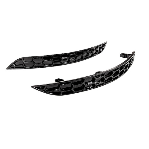 Acexxon Horizontal Honeycomb Reflector Inserts Deletes Gloss Black for Audi A3 S3 RS3 Sedan / Saloon Only 8V 2017 > 8V Only