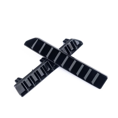 Acexxon Vertical Slatted Gloss Black Rear Reflector Inserts Deletes for BMW G87 M2 M2C M2CS 2023 > 2026