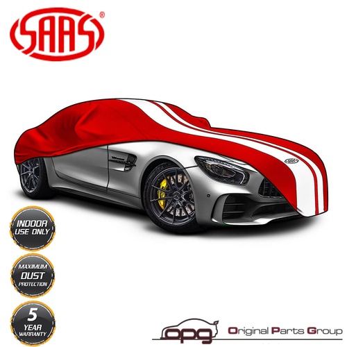 Genuine SAAS Indoor Non Scratch SAAS Classic Car Cover for Subaru WRX & STI All - Softline Red
