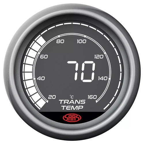 SAAS Muscle Digital Series SG41222 Trans Oil Temp Gauge 20-150 Celsius 52mm / 2"