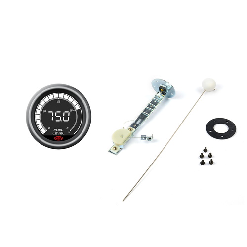 Genuine SAAS SG31006 SG41290 Muscle Digital Series Fuel Level Gauge 52mm & Sender Unit with Tank Sender