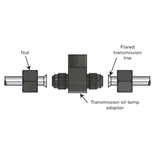Genuine SAAS SGA1010 Transmission Cooler T-Fitting Sender Adaptor suits 5/16 Metal Cooler Lines