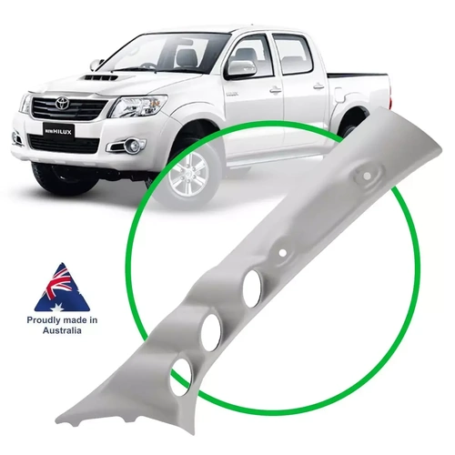 SAAS Gauge Pillar Pod For Toyota Hilux 2005 - 2015 KUN N70 Light Grey Suits 3 x 52mm Gauges