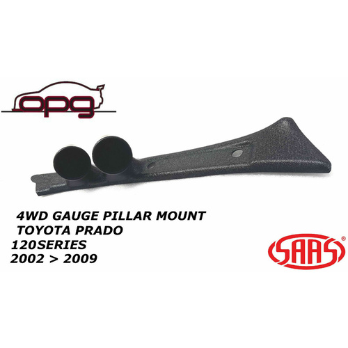 Genuine SAAS Pillar Pod for Toyota Prado 2002 > 2009 Holder / Mount for 52mm Gauges