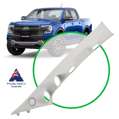 Genuine SAAS Gauge Pillar Pod Ford Ranger PY / UB Everest NextGen 2022 Onwards Grey Painted Tweeter Grille Hand Formed and Painted in Melbourne