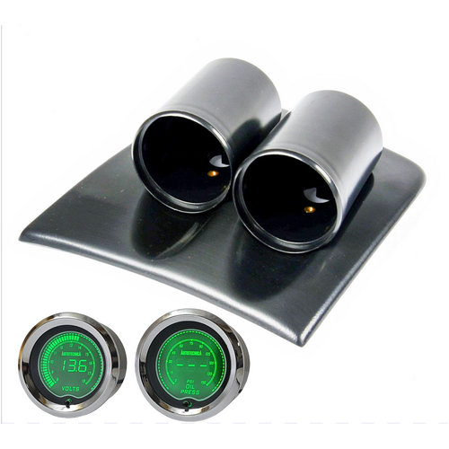 Genuine SAAS SGP5108 Gauge Dash Pod Black With Digital Oil Pressure and Volts Gauges SS SSZ Adventra Berlina Calais VZ Monaro VZ HSV 2004 - 2007