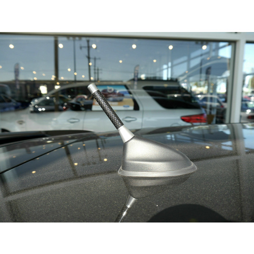 Autotecnica Antenna / Aerial Only Stubby Bee Sting for Fiat Freemont - Silver Carbon - Antenna Base NOT included