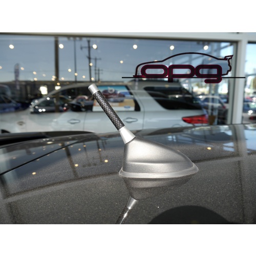 Autotecnica Antenna / Aerial Only Stubby Bee Sting for Peugeot 4007 Silver Carbon - Antenna Base NOT included
