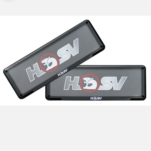 Genuine HSV Licence Number Plate Covers Standard Size Plate SPZ-330018 - Pair