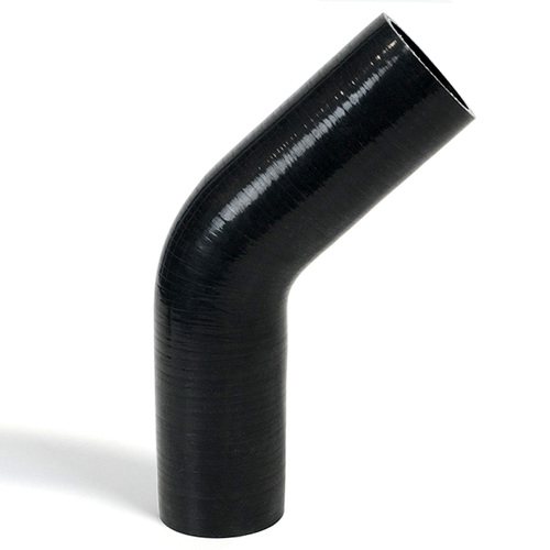 SAAS 45Deg 4 Ply Silicone Hose 51mm x 51mm Black