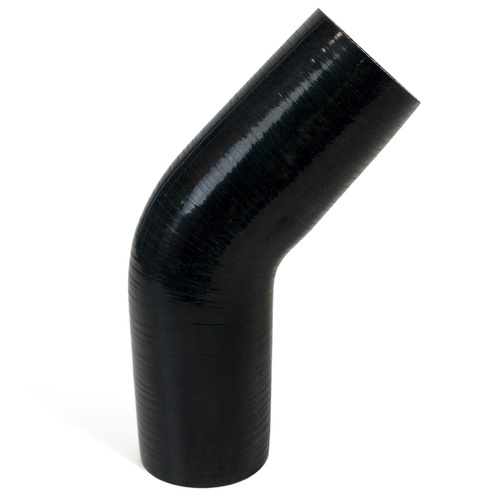 SAAS 45Deg 4 Ply Silicone Hose 63mm x 63mm Black