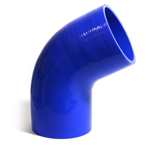 SAAS 67Deg 4 Ply Silicone Hose 102mm x 102mm Blue