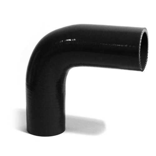 SAAS 90Deg 4 Ply Silicone Hose 38mm x 38mm Black