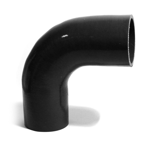 SAAS 90Deg 4 Ply Silicone Hose 63mm x 63mm Black