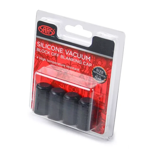 Genuine SAAS Silicone Vacuum Blanking Cap 12mm (1/2") Pack 4