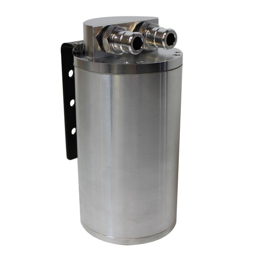 Genuine SAAS ST1004 500cc Baffled Oil Catch Tank Can W/10mm & 14mm Fittings "Machined"